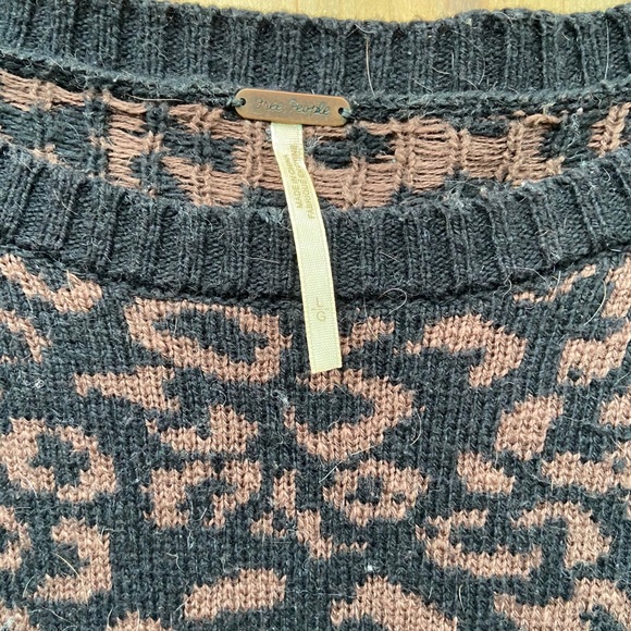 Leopard print Free People sweater - Picture 4 of 5